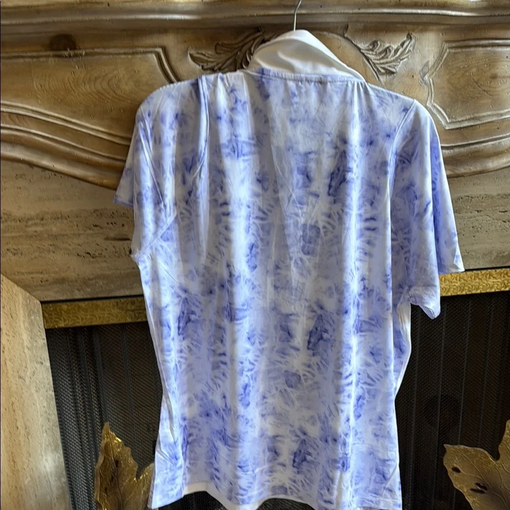 White and Purple Polo Shirt - Picture 11 of 16